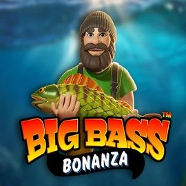 Big Bass Bonanza logo – Slots by Pragmatic Play at Lizaro Casino