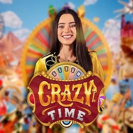 Crazy Time casino game by Evolution – featured logo at Lizaro Casino