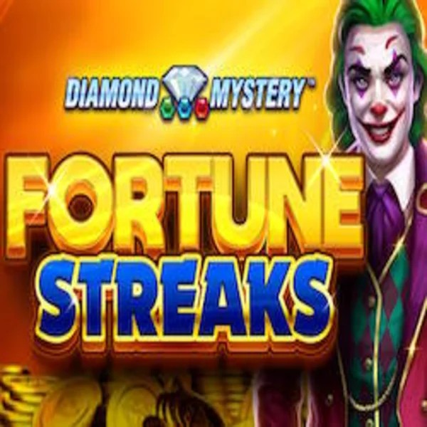 Diamond Mystery Fortune Streaks slot logo by Greentube at Lizaro Casino