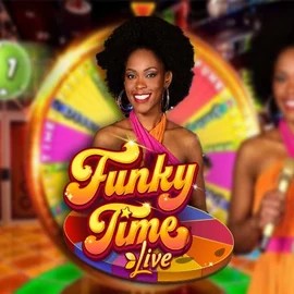 Funky Time slot icon by Evolution, available at Lizaro Casino
