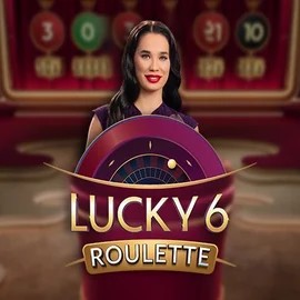 Lucky 6 Roulette logo by Pragmatic Play at Lizaro Casino