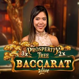 Official Live Casino logo: Prosperity Tree Baccarat by Evolution at Lizaro Casino