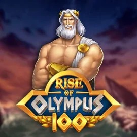 Slots logo of Rise of Olympus 100 from Play'n GO at Lizaro Casino