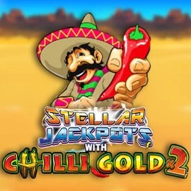 Stellar Jackpots with Chilli Gold x2 logo by Lightning Box Game Lizaro Casino