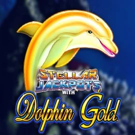 Dolphin Gold with Stellar Jackpots casino game by Lightning Box Game – featured logo at Lizaro Casino